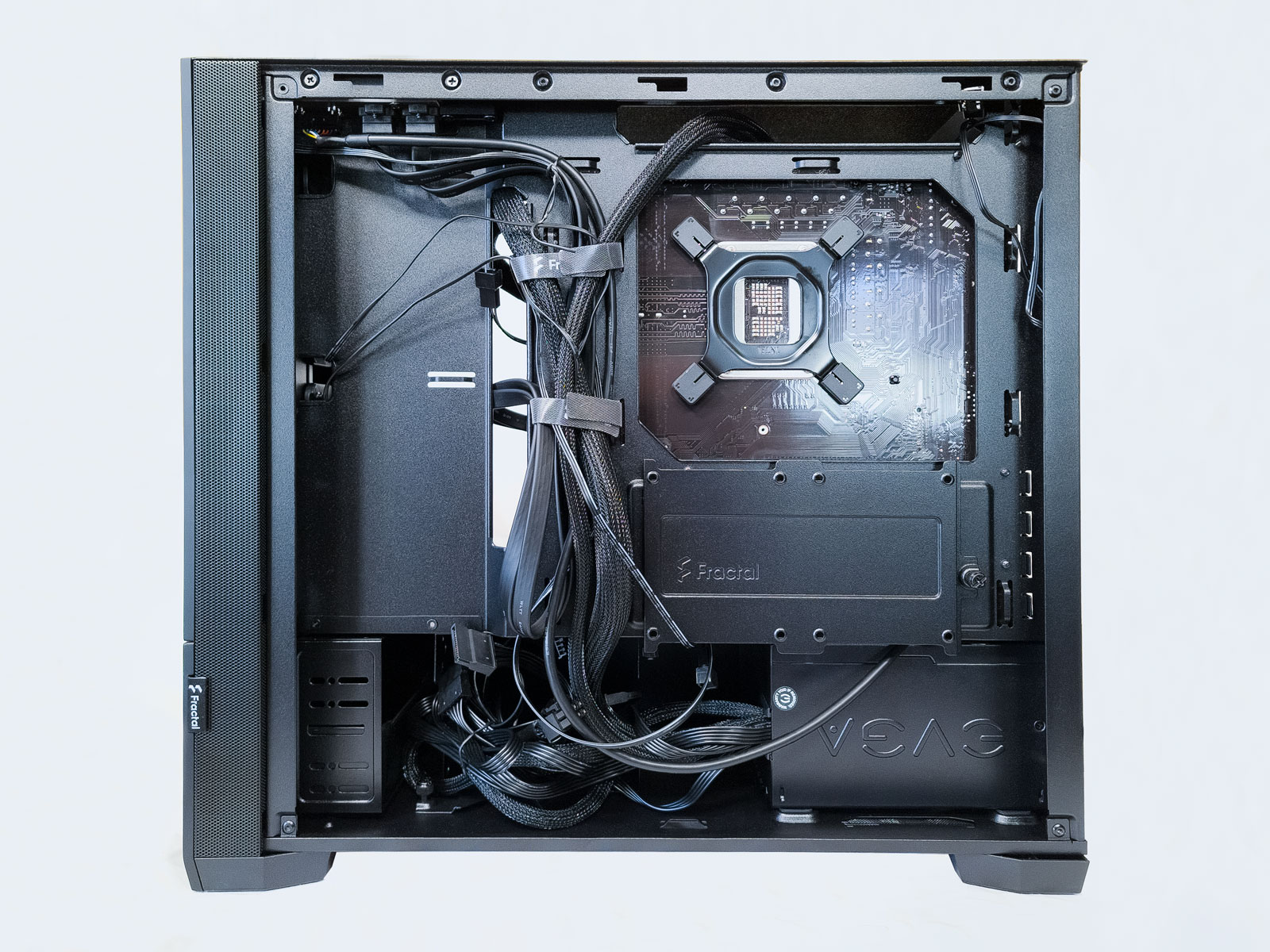 PC Wiring Behind Panel